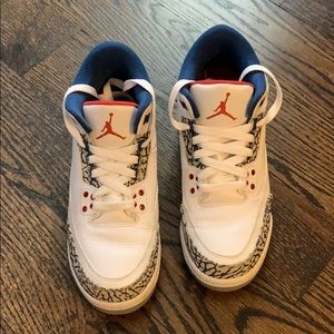 True Blue OG Jordan 3 Retro Size 6.5